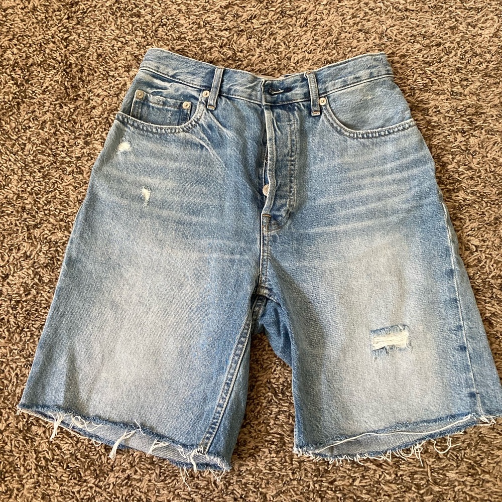 Everlane denim shorts